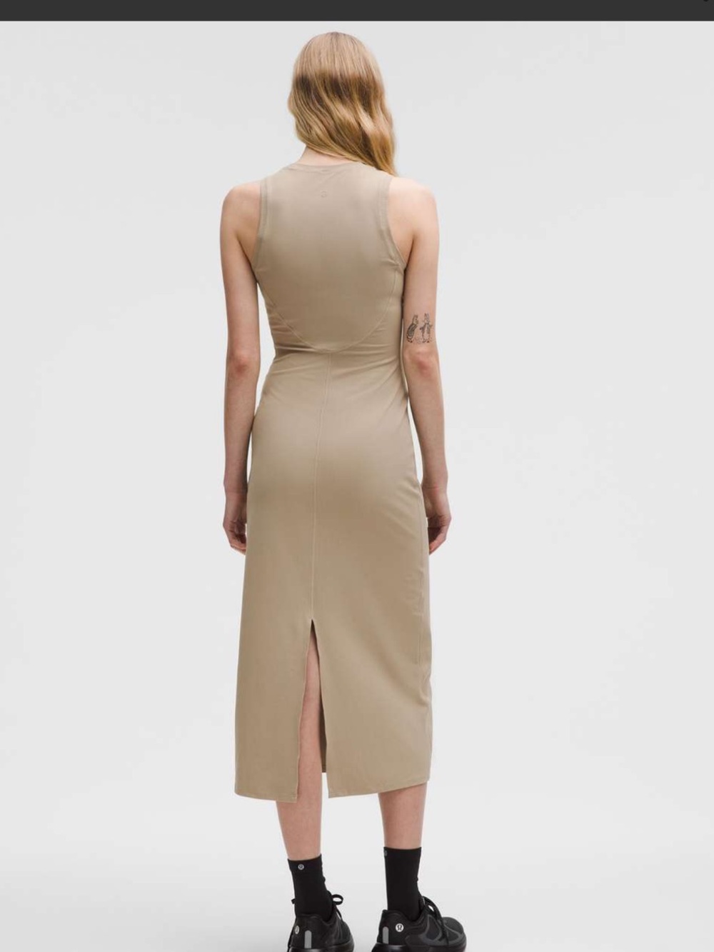 Lululemon All Aligned Ribbed Midi Dress - Picture 2 of 5